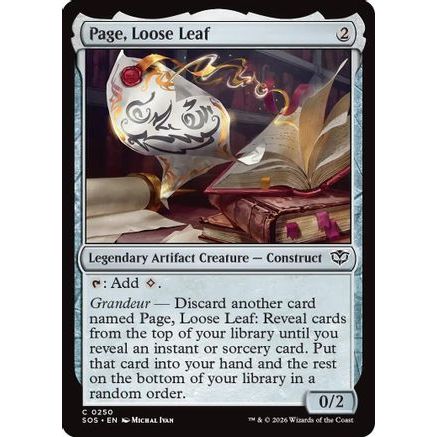 Page, Loose Leaf (SOS-250) - Secrets of Strixhaven