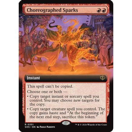Choreographed Sparks (Extended Art) (SOS-331) - Secrets of Strixhaven