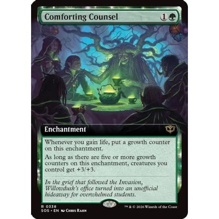 Comforting Counsel (Extended Art) (SOS-338) - Secrets of Strixhaven