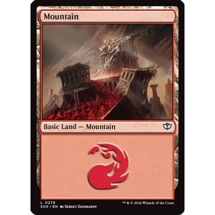 Mountain (0278) (SOS-278) - Secrets of Strixhaven