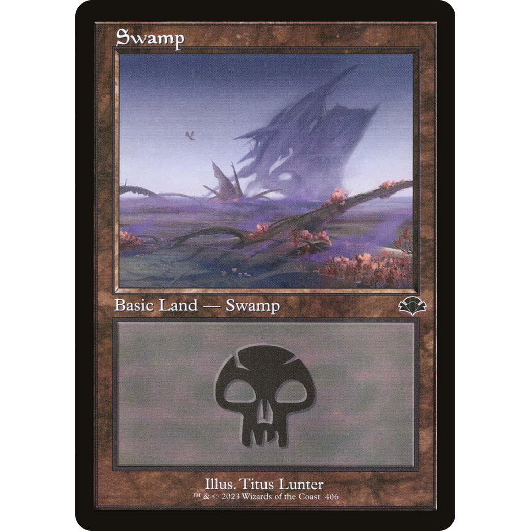 Swamp (406) (Retro Frame) (DMR-406) - Dominaria Remastered