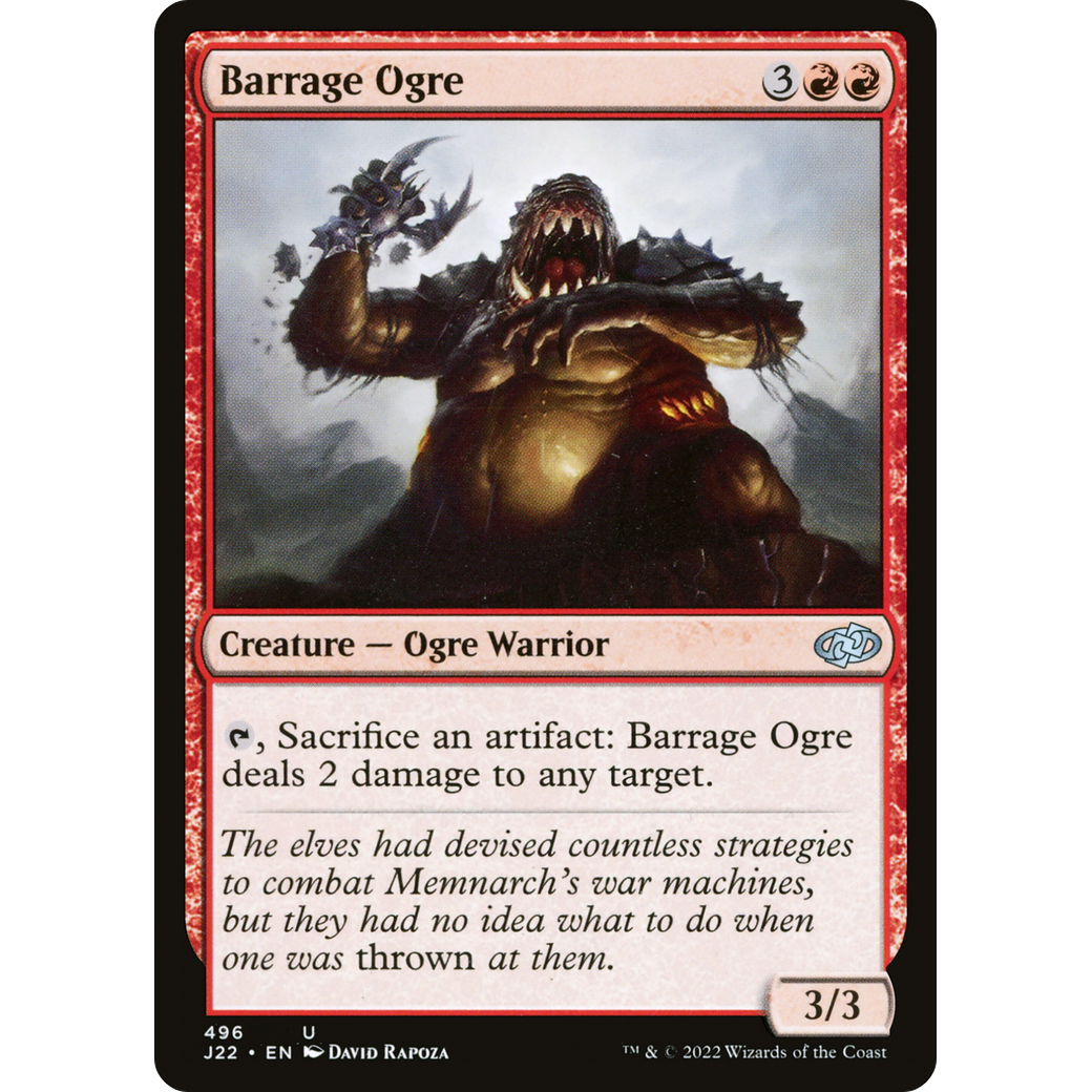 Barrage Ogre (J22-496) - Jumpstart 2022
