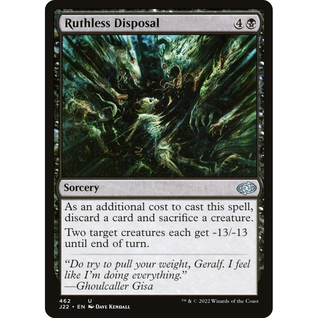 Ruthless Disposal (J22-462) - Jumpstart 2022