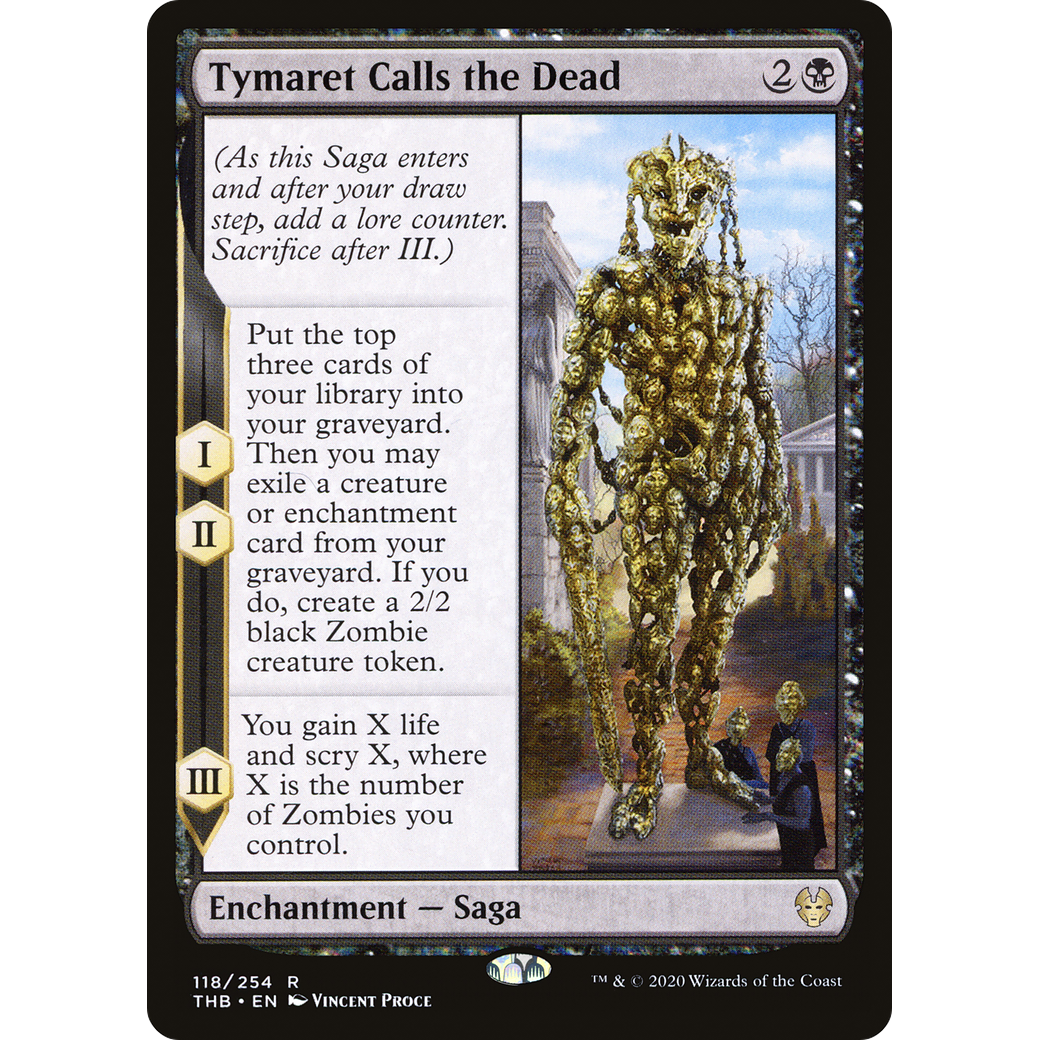 Tymaret Calls the Dead (THB-118) - Theros Beyond Death Foil