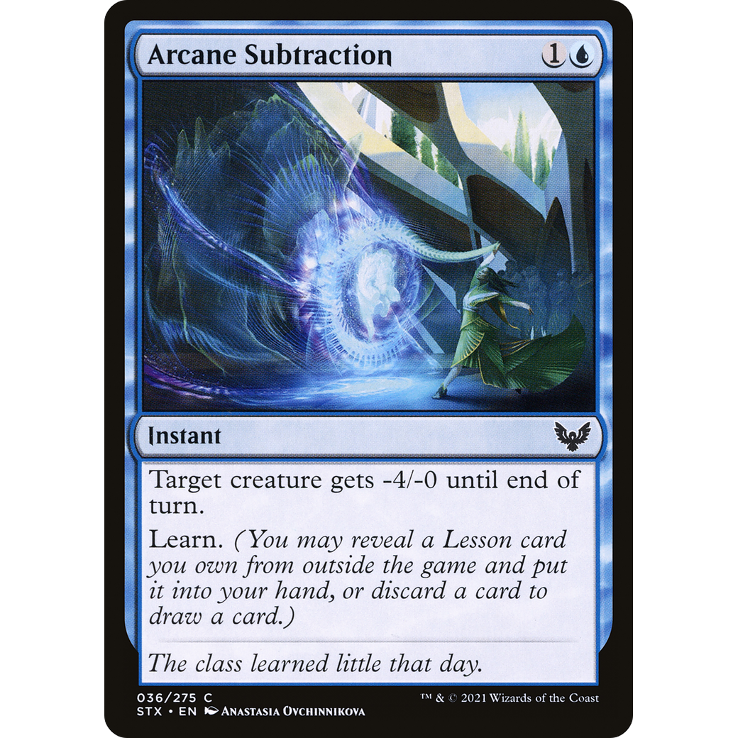 Arcane Subtraction (STX-036) - Strixhaven: School of Mages Foil