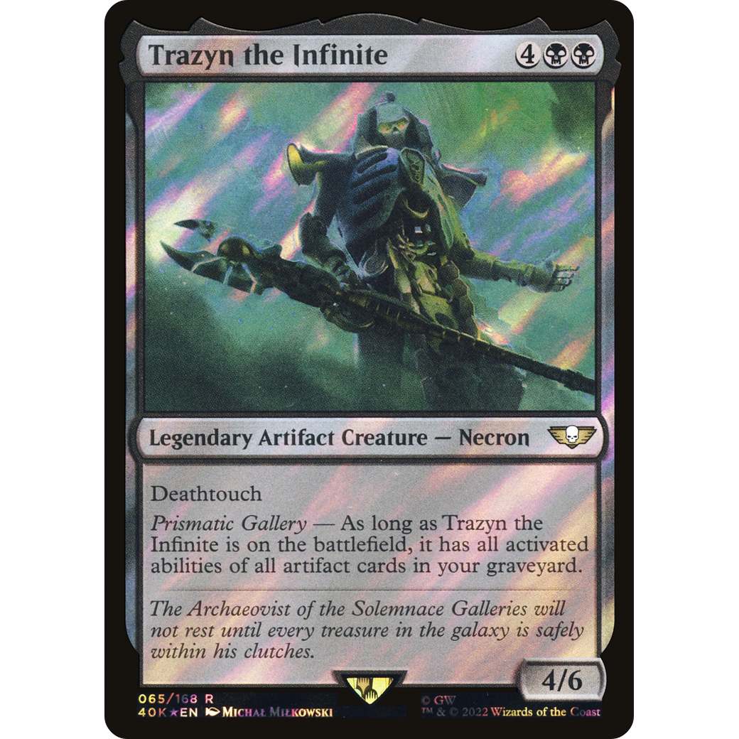 Trazyn the Infinite (40K-065) - Warhammer 40,000 Commander Foil