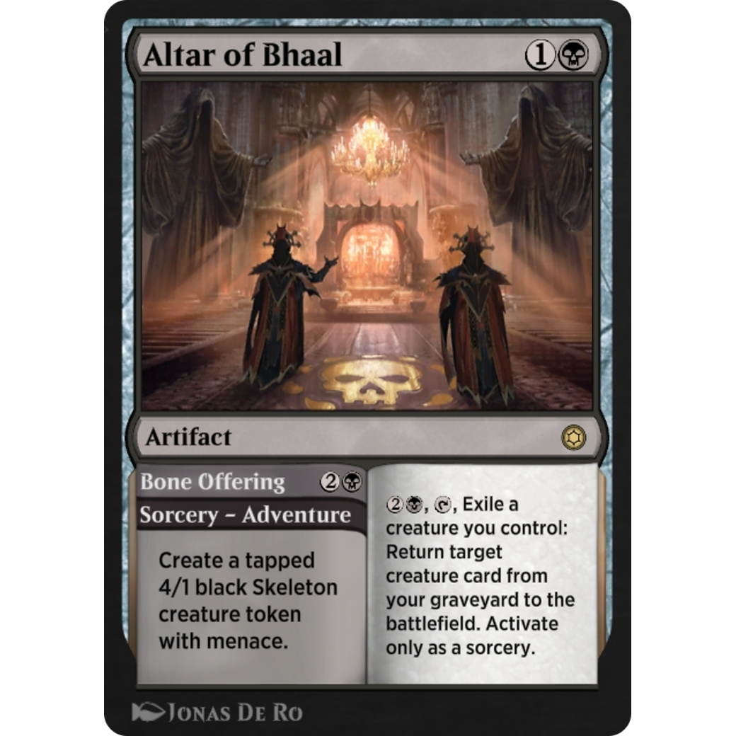 Altar of Bhaal // Bone Offering (HBG-139) - Alchemy Horizons: Baldur's Gate
