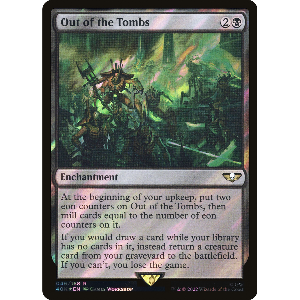 Out of the Tombs (40K-046) - Warhammer 40,000 Commander Foil