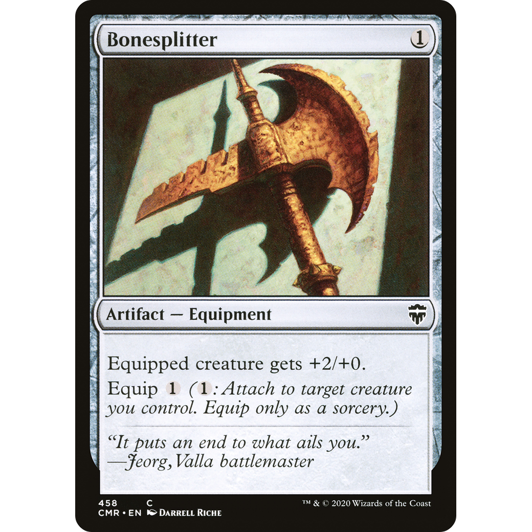 Bonesplitter (CMR-458) - Commander Legends