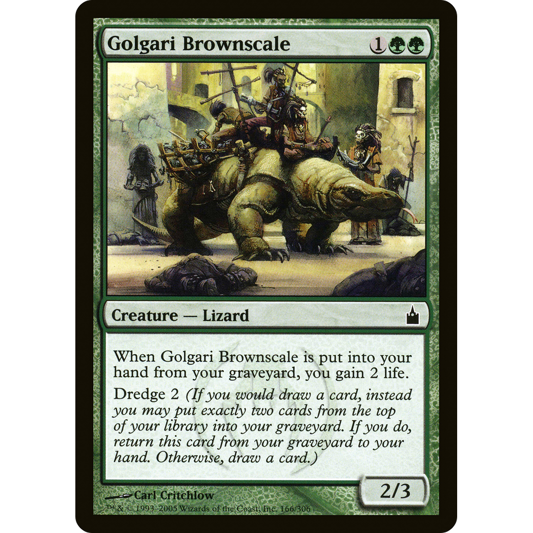 Golgari Brownscale (RAV-166) - Ravnica: City of Guilds