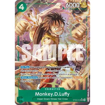 Monkey.D.Luffy (Parallel) (ST30-012) - Starter Deck EX: Luffy & Ace Foil