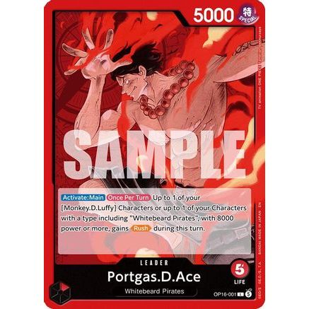 Portgas.D.Ace (OP16-001) - The Time of Battle