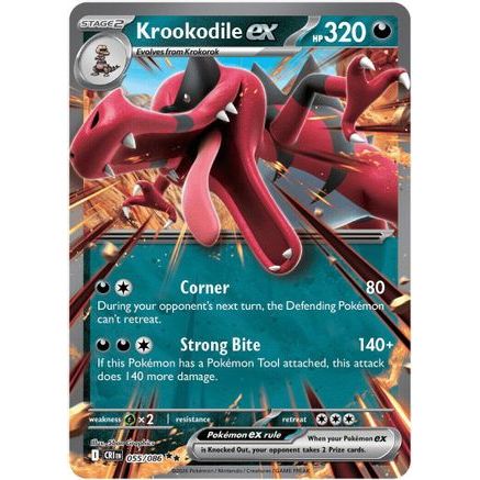 Krookodile ex 55 - ME04 Chaos Rising Holofoil
