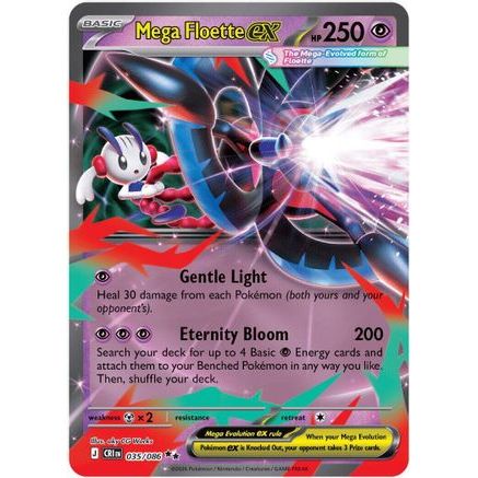 pokemon cards under $35 Mega Floette ex - 035/086 35