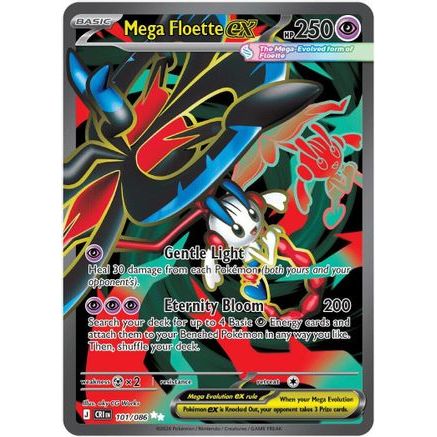 Mega Floette ex - 101/086 101 - ME04 Chaos Rising Holofoil