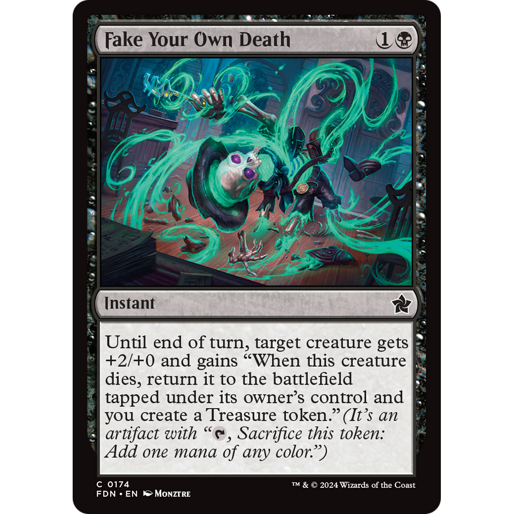 Fake Your Own Death (FDN-174) - Foundations Foil
