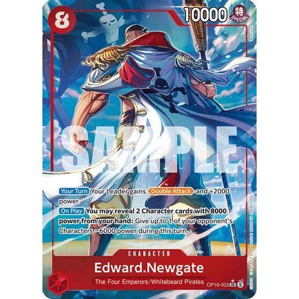 Edward.Newgate (Alternate Art) (OP16-003) - The Time of Battle Foil
