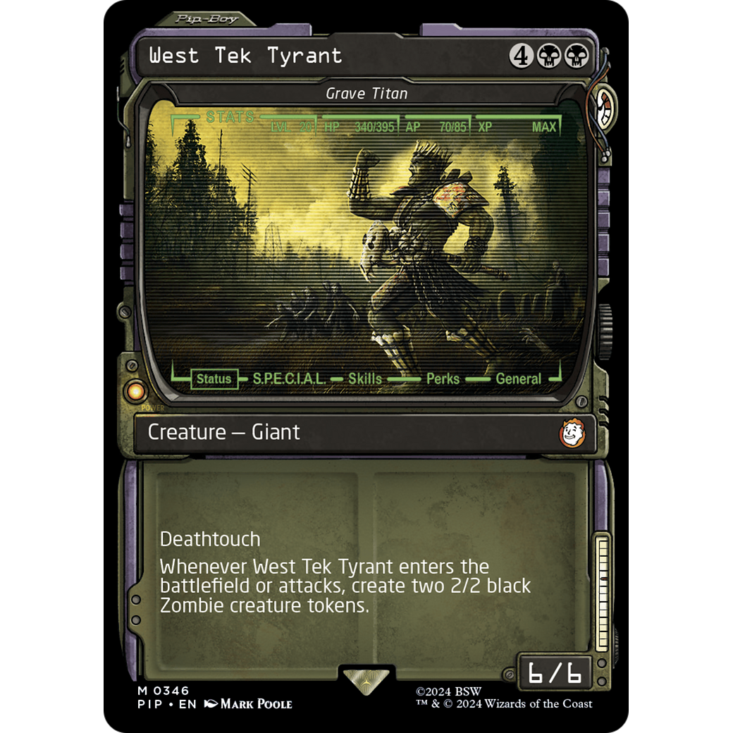 Grave Titan (PIP-346) - Fallout / West Tek Tyrant: (Showcase) Foil
