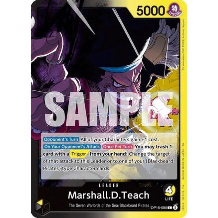 Marshall.D.Teach (080) (OP16-080) - The Time of Battle