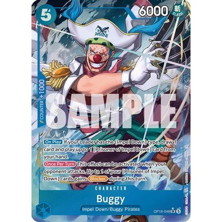Buggy (048) (Alternate Art) (OP16-048) - The Time of Battle Foil