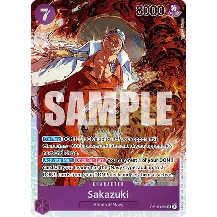Sakazuki (OP16-065) - The Time of Battle Foil