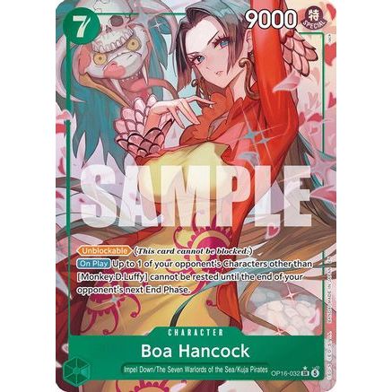 Boa Hancock (Alternate Art) (OP16-032) - The Time of Battle Foil