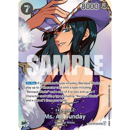 Ms. All Sunday (SP) (OP14-084) - The Time of Battle Foil