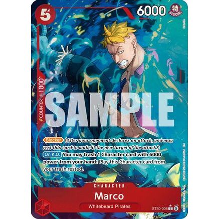 Marco (Full Art) (ST30-008) - Starter Deck EX: Luffy & Ace Foil