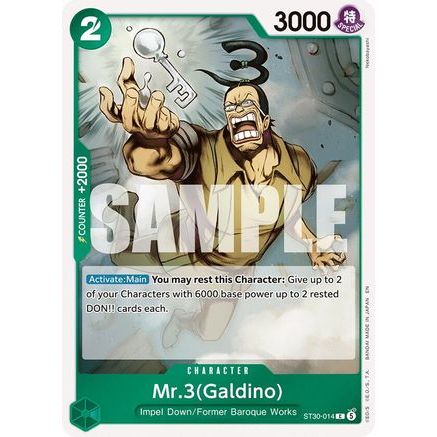 Mr.3(Galdino) (ST30-014) - Starter Deck EX: Luffy & Ace