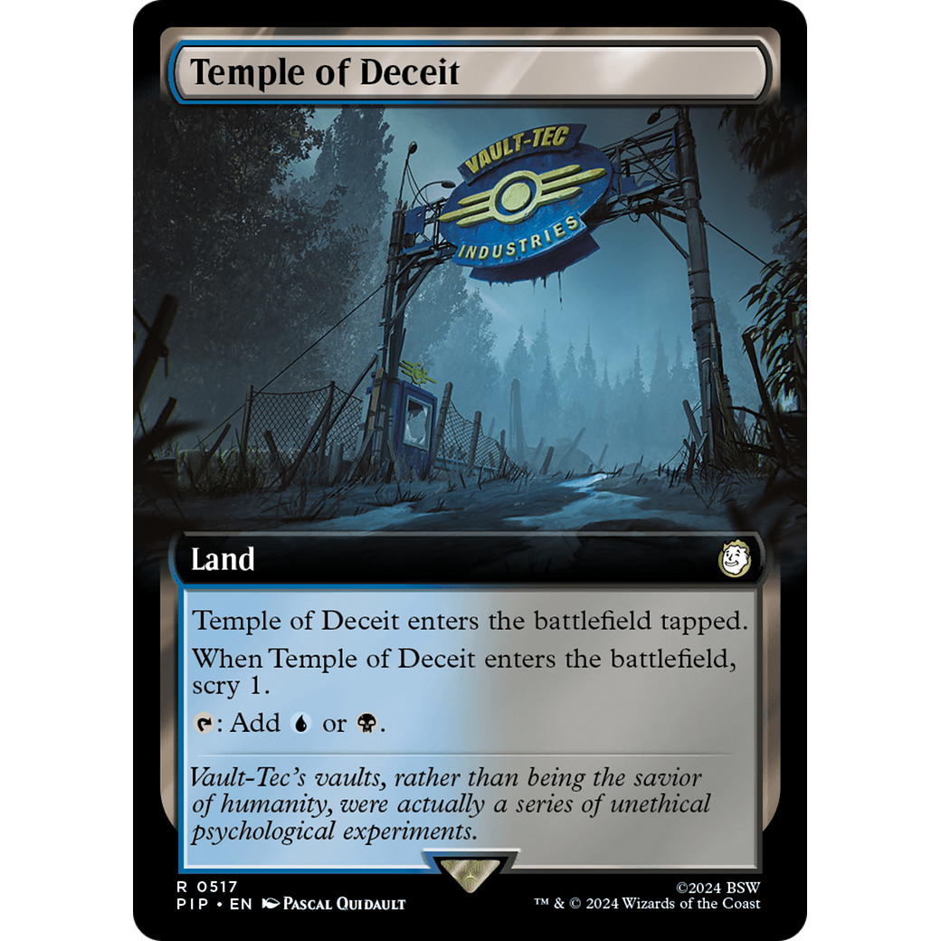 Temple of Deceit (PIP-517) - Fallout: (Extended Art) Foil