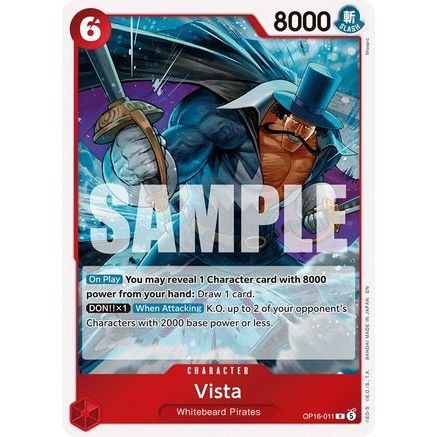 Vista (OP16-011) - The Time of Battle Foil