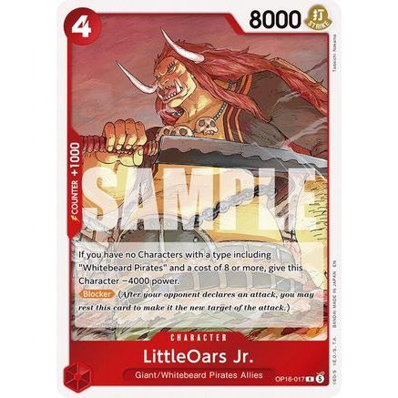 LittleOars Jr. (OP16-017) - The Time of Battle Foil