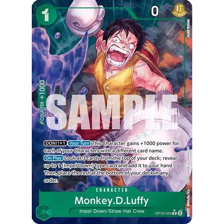 Monkey.D.Luffy (034) (Alternate Art) (OP16-034) - The Time of Battle Foil
