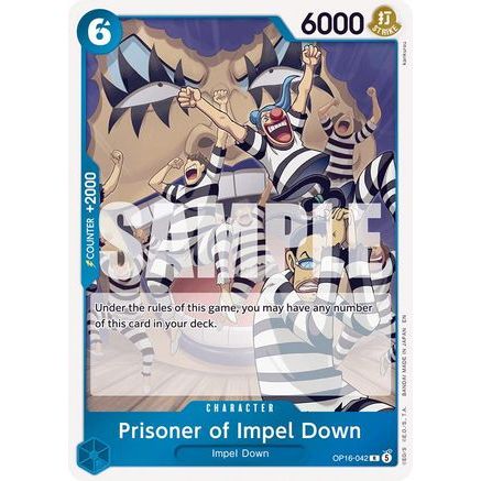Prisoner of Impel Down (OP16-042) - The Time of Battle Foil