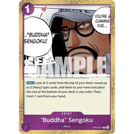 "Buddha" Sengoku (OP16-077) - The Time of Battle Foil