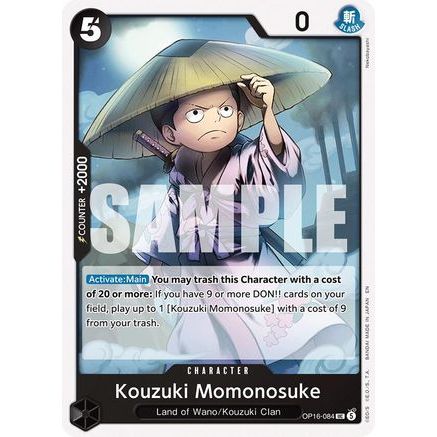 Kouzuki Momonosuke (084) (OP16-084) - The Time of Battle