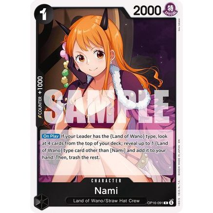 Nami (OP16-091) - The Time of Battle Foil