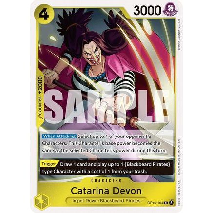 Catarina Devon (OP16-104) - The Time of Battle Foil