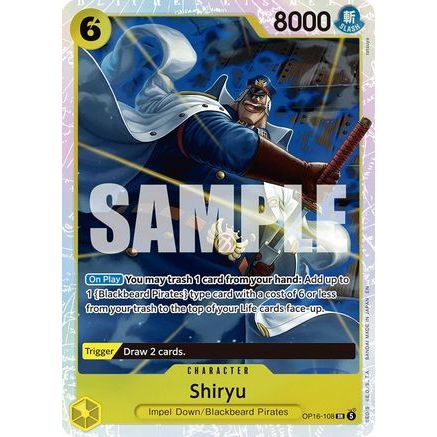 Shiryu (OP16-108) - The Time of Battle Foil