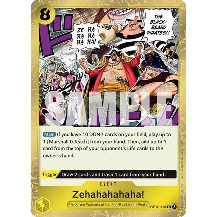 Zehahahahaha! (OP16-116) - The Time of Battle Foil