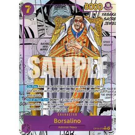 Borsalino (Manga) (OP16-073) - The Time of Battle Foil