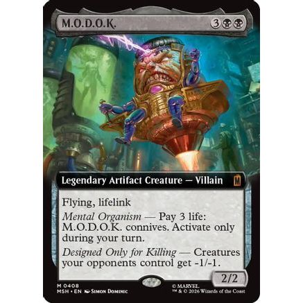 M.O.D.O.K. (Extended Art) (MSH-408) - Marvel Super Heroes Foil