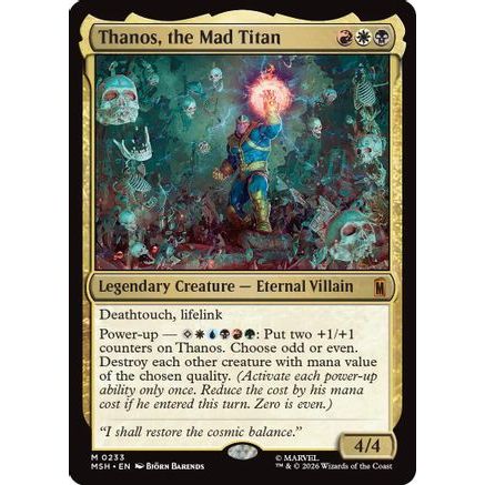 Thanos, the Mad Titan (MSH-233) - Marvel Super Heroes