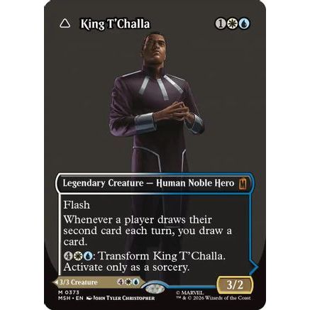 King T'Challa (Borderless) (0373) (MSH-373) - Marvel Super Heroes