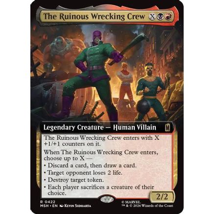 The Ruinous Wrecking Crew (Extended Art) (MSH-422) - Marvel Super Heroes