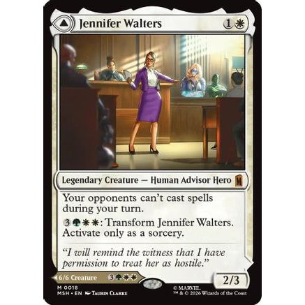 Jennifer Walters (MSH-018) - Marvel Super Heroes Foil