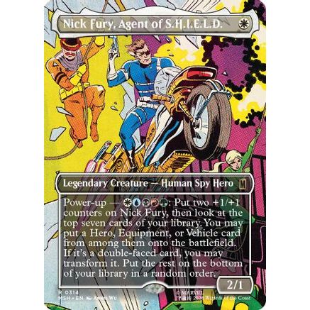 Nick Fury, Agent of S.H.I.E.L.D. (Borderless) (MSH-314) - Marvel Super Heroes