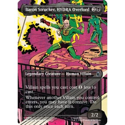 Baron Strucker, HYDRA Overlord (Borderless) (0315) (MSH-315) - Marvel Super Heroes Foil