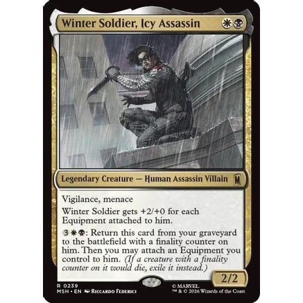 Winter Soldier, Icy Assassin (MSH-239) - Marvel Super Heroes