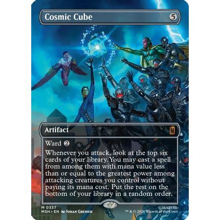 Cosmic Cube (Borderless) (0337) (MSH-337) - Marvel Super Heroes Foil